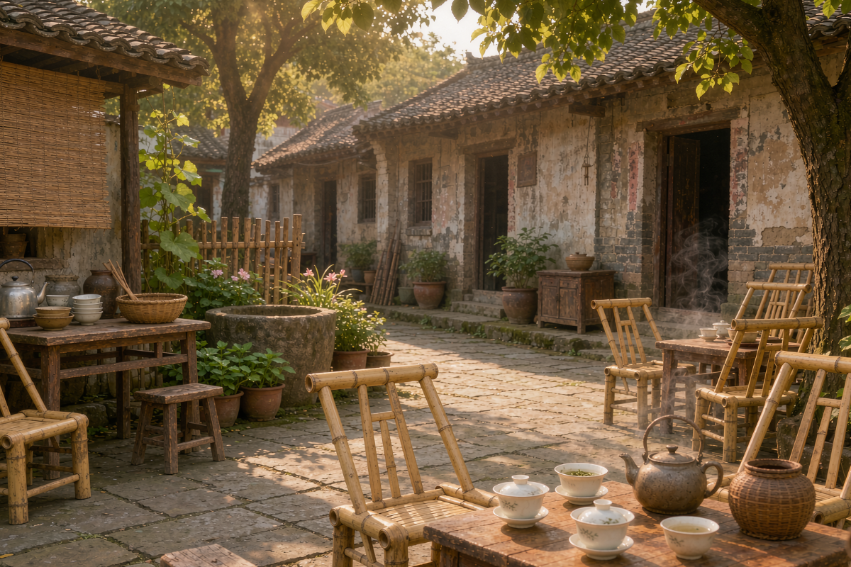 铜元局江边喝坝坝茶，十块钱坐一下午看江景